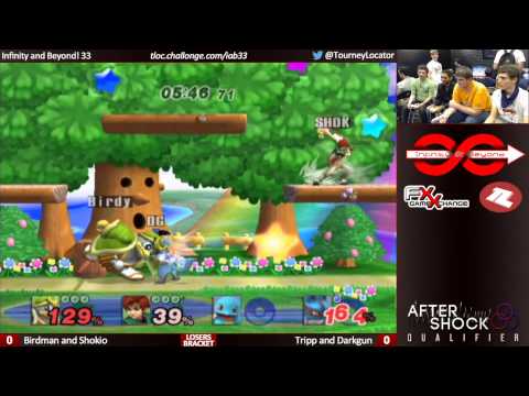 IaB33 PM - Birdman and Shokio vs Tripp and Darkgun - Losers Bracket