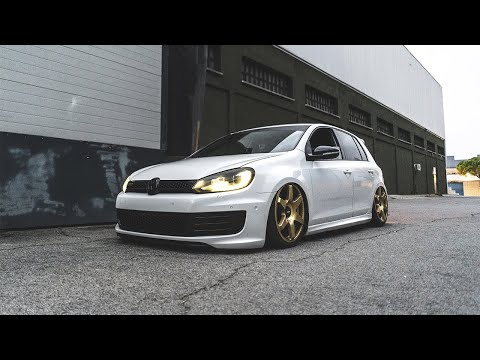 Iker's bagged GTI MK6 x Rotiform SIX x Airlift | 4K