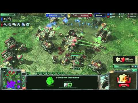 LucifroN vs LoLvsxD (Mapa 1) - Semifinales Starcraft II - LVP Final Cup