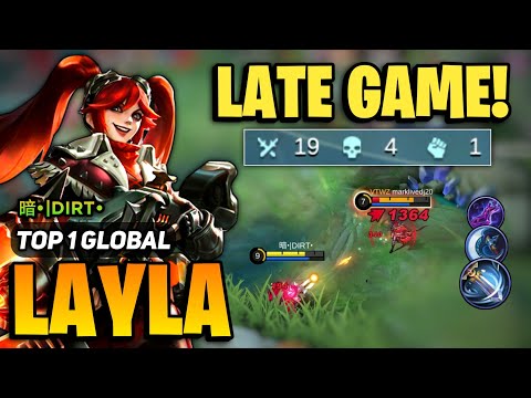 GOLDLANE LAYLA Best Build 2022 [ Top 1 Global Layla Best Build ] By 暗•|DIRT• - Mobile Legends