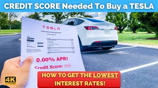 What CREDIT SCORE Do You Need to Buy a TESLA?
