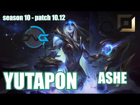 【韓国サーバー/GM/VS Evi】DFM YUTAPON アッシュ(Ashe) VS エズリアル(Ezreal) BOT - Patch10.12 KR Ranked【LoL】