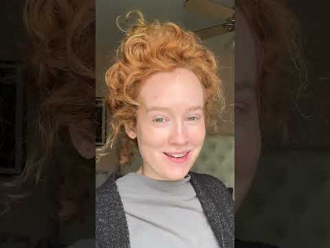 Trying a Gibson Girl hairstyle