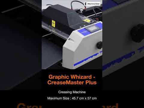 Preowned Slitter Cutter Creaser Machine | Graphic Whizard - CreaseMaster Plus