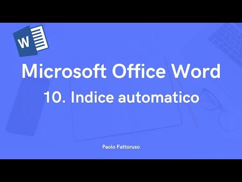 10. Microsoft Office Word - Indice Automatico