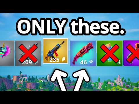 Fortnite, aber ich kann *NUR* extrem seltene Gegenstände VERWENDEN …