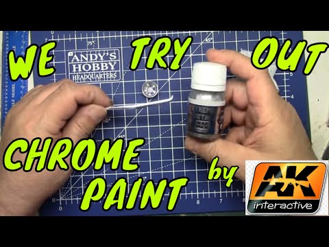 Ep.92 Chrome Paint Spray Out #1 (AK Interactive)