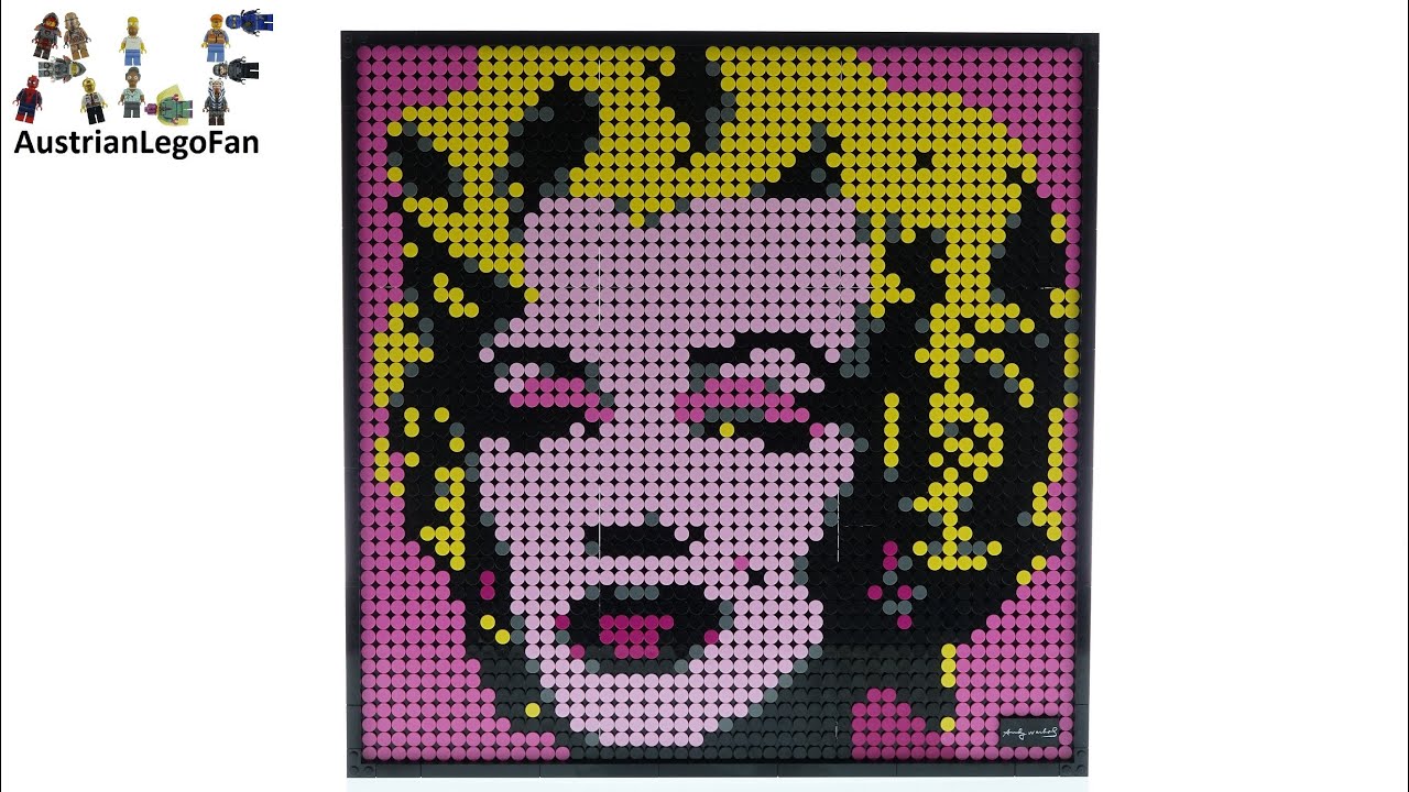 LEGO Art 2020 - Andy Warhol's Marilyn Monroe