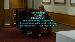 Rick Wakeman playing Life on Mars