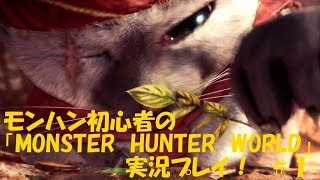 初心者の「MONSTER　HUNTER　WORLD」実況プレイ！　＃１