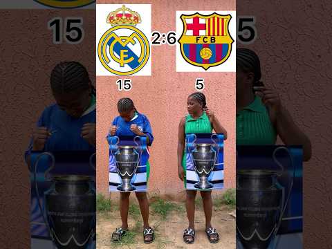 Real Madrid vs FCB 😂 #realmadrid #fcbarcelona #football #vairal
