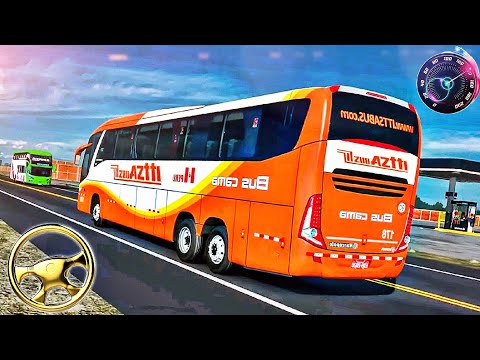 Offroad Bus Driving Simulator 2025 - Uphill Coach Bus Driver 3D - Android Gameplay 