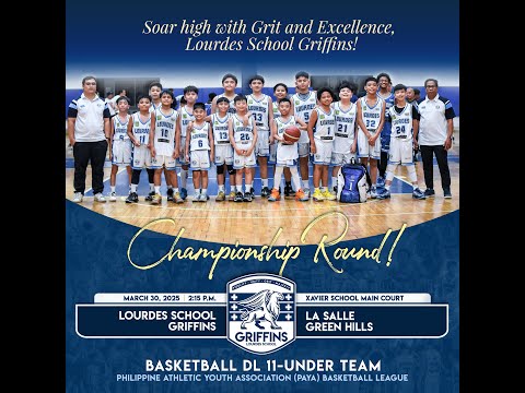 PAYA  LEAGUE 2025 DL 11-Under FINALS MARCH 30,2025 LSM VS. LSGH