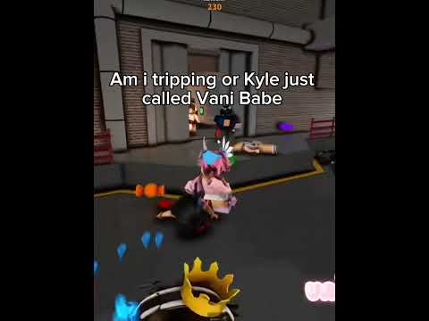 Kyle just called Vani babe🥰❤️ #vanilbean #kreativekyle #babe #mm2 #shorts