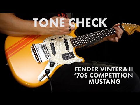 TONE CHECK: Fender Vintera II '70s Competition Mustang Demo | Cream City Music