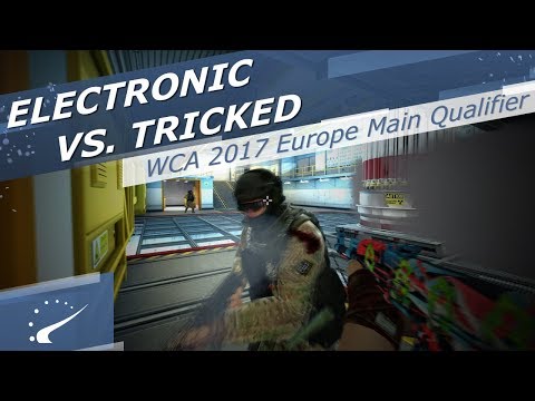 electronic vs. Tricked - WCA 2017 Europe Main Qualifier