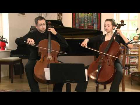 Telemann, Canonic Sonata No.1, Leonid Gorokhov & Laura van der Heijden, cellos