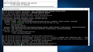 How to Auto Restart Any Linux Service in the event of failure