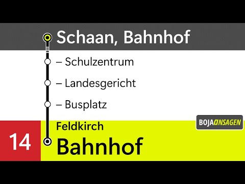 Liemobil Ansagen | 14 Feldkirch - Schaan | BoJa Ansagen