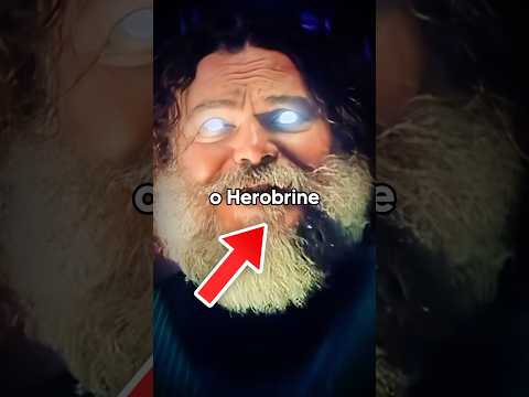 Did Herobrine Appear in the Minecraft Movie?! 😱 #herobrine #meme #minecraft #jackblack