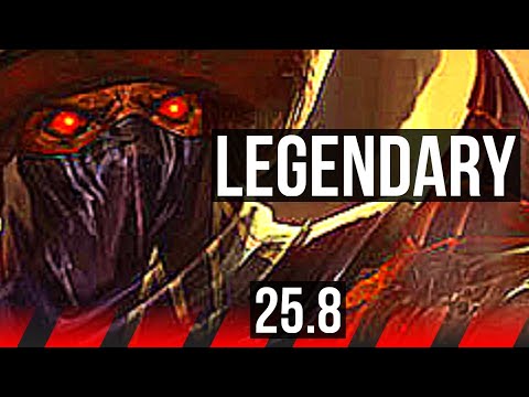 URGOT vs TEEMO (TOP) | 9/1/1, Legendary | KR Master | 25.8