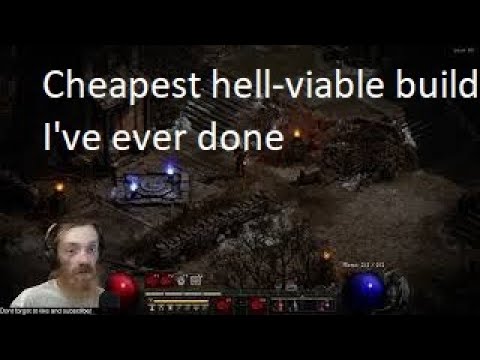 The most budget Hell-viable character you can make. The hybrid summoner Druid.