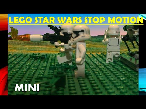 Lego Star Wars Stop Motion [Mini] First Order Landing Craft Deploying Troops