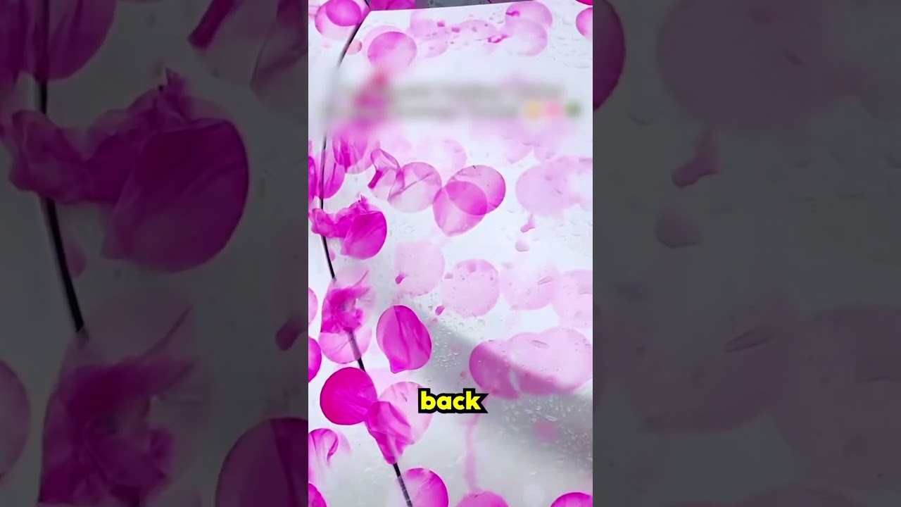 they parked their cars under blossoms