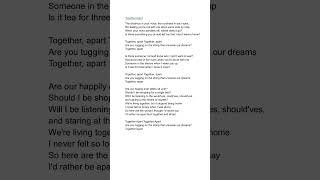 Download lagu Together Apart1 mp3 Download lagu Together Apart1 mp3