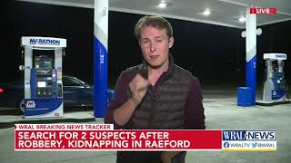 Men accused of kidnapping children, stealing car at Raeford gas station