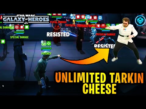 Why Does This Exist in Galaxy of Heroes? - Unlimited Tarkin Cheese vs Lord Vader in Grand Arena