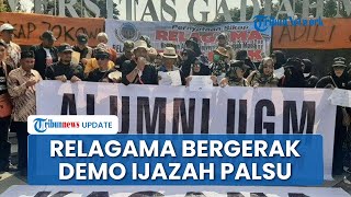 Polemik Dugaan Ijazah Palsu Jokowi, Relagama Bergerak Lakukan Aksi di UGM Minta Tunjukkan Keaslian