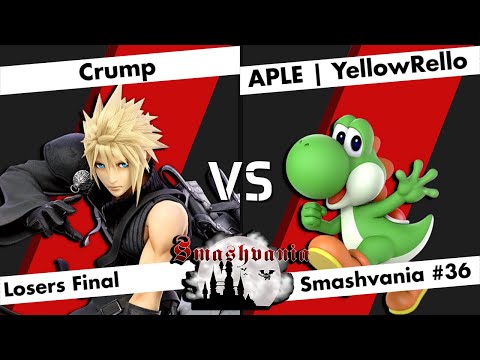 Crump (Cloud) vs APLE | YellowRello (Yoshi) - LF - Smashvania #36