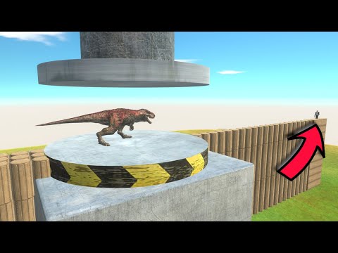 Hydraulic Press vs All Units - Animal Revolt Battle Simulator