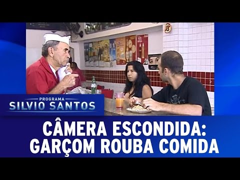 Câmeras Escondidas (06/03/16) - Garçom Rouba Comida