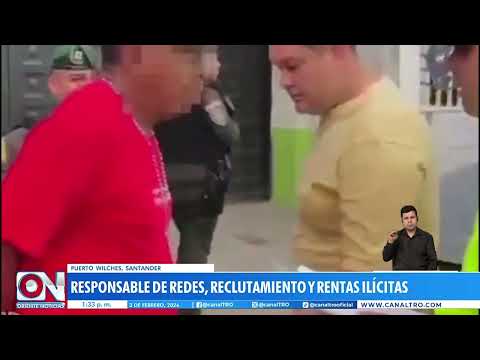 Capturan a alias 'Sombra' en Puerto Wilches