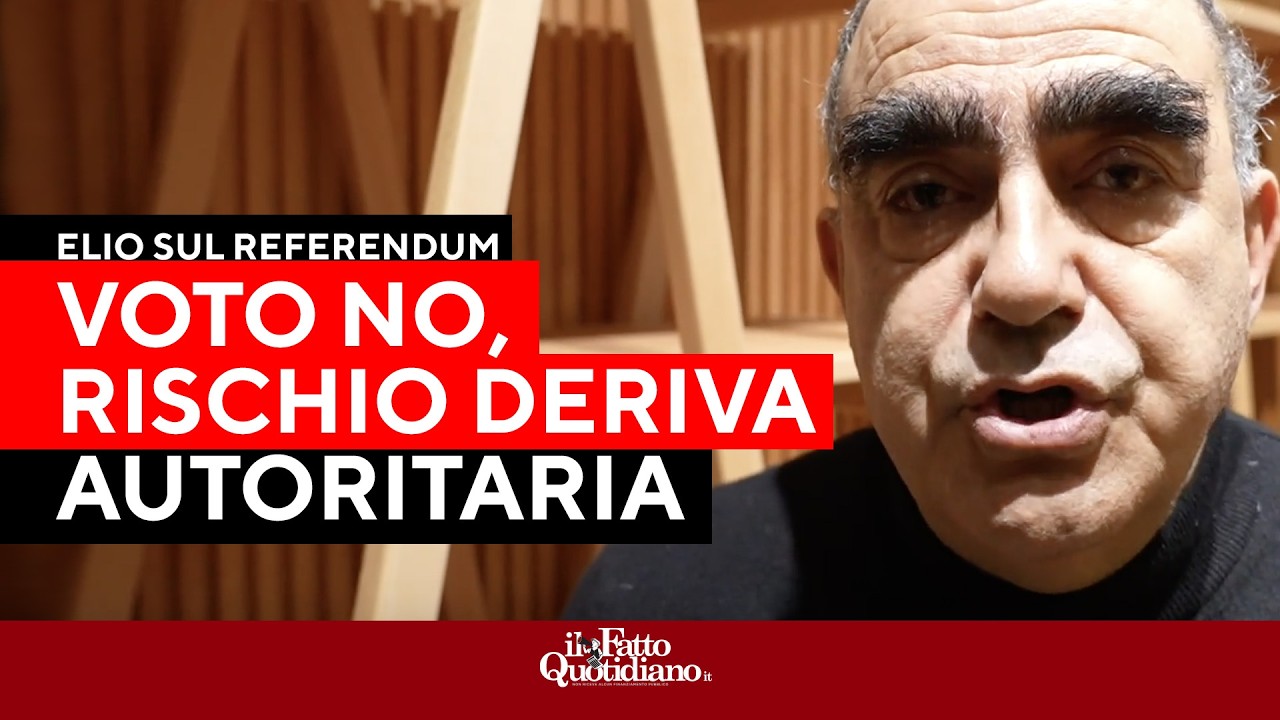 Referendum, il cantante Elio al Fattoquotidiano.it: “Voterò no, rischio di una deriva autoritaria”