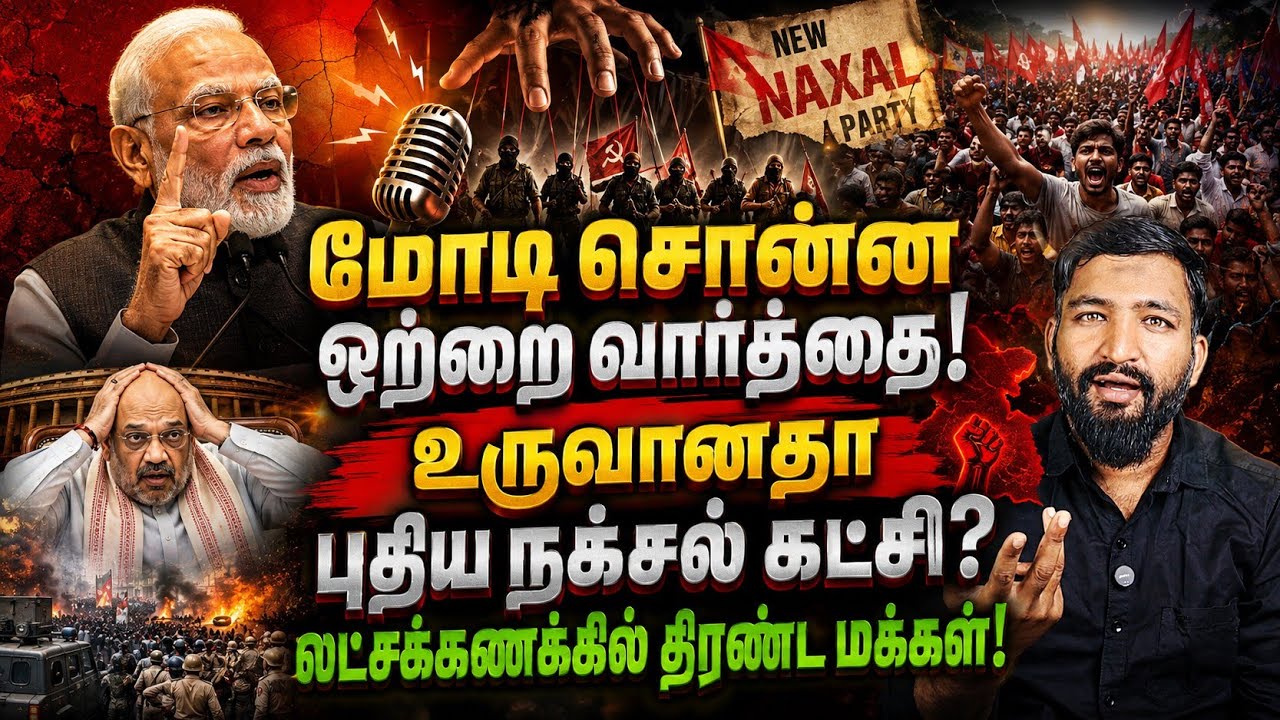 மோடி சொன்ன ஒற்றை வார்த்தை!உருவானதா புதிய நக்சல் கட்?