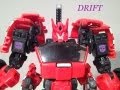 SHATTERED GLASS DRIFT TRANSFORMERS COLLECTOR CLUB ACTION FIGURE TOY REVIEW