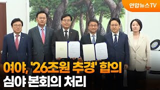 여야, '26조원 추경' 합의…심야 본회의 처리 / 연합뉴스TV (YonhapnewsTV)