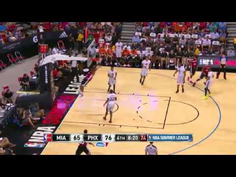 Heat forward, Eric Griffin breaks down his big two-handed flush against the Suns - July 21, 2013