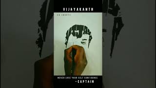 Captain vijayakanth  such a golden man 💛 drawin