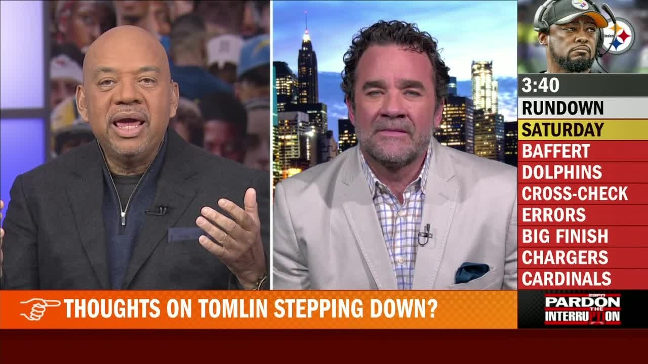 PTI & Jeff Saturday react to Mike Tomlin leaving Pittsburgh Steelers