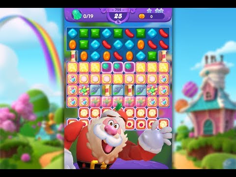 Candy Crush Friends Saga Level 755 (3 stars, No boosters)