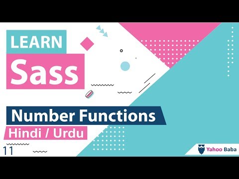Sass Number Functions Tutorial in Hindi Urdu