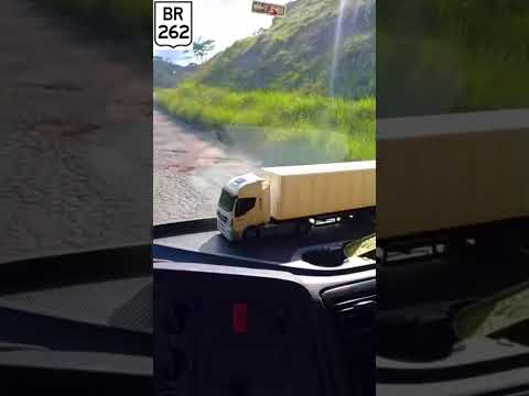 Buracos na BR 262 em Matipó MG