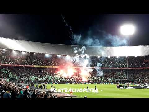 Pyro & choreo Feyenoord • Feyenoord Rotterdam - Slavia Praag (2-1) 30-09-2021
