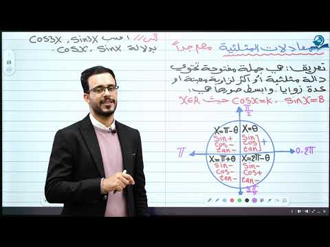 الخامس العلمي || الفصل الرابع || المعادلات المثلثية (ج1)