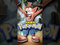 Crash Bandicoot Is A POKEMON Videogames Pokemontcg Pikachu Nintendo Playstation