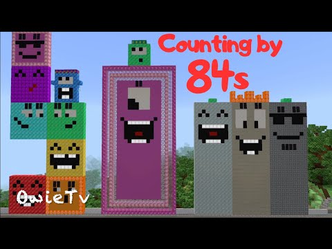 Counting by 84s Song | Minecraft Numberblocks | Skip Counting Songs for Kids
